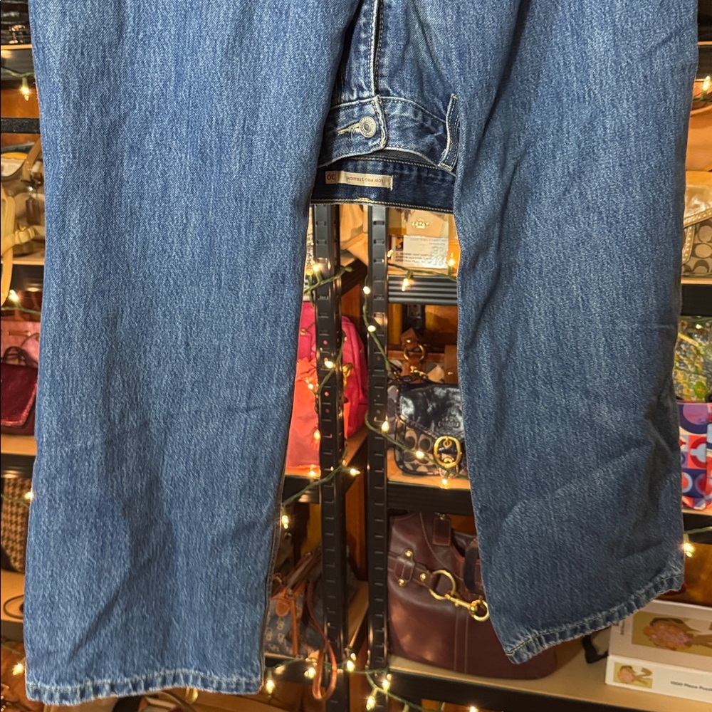 Levi's Blue Denim Jeans low pro straigh - Picture 5 of 5